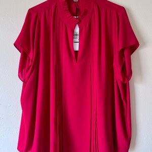 Elegant Red Calvin Klein NWT Top